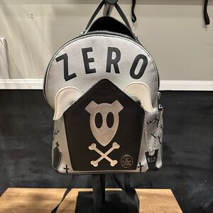 Disney Nightmare Before Christmas Zero Mini Backpack in Black, Gray & Cream